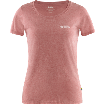 Fjällräven Logo T-shirt Women - Raspberry Red/Melange