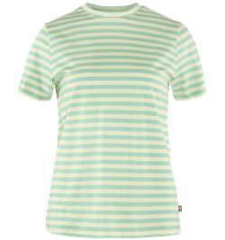 Fjällräven Striped T-shirt Women - Sky/Chalk White - T-shirt