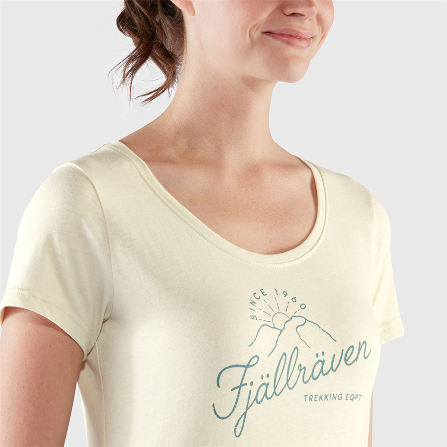 ophobe stress tuberkulose Fjällräven Sunrise T-shirt Women - Chalk White - T-shirt