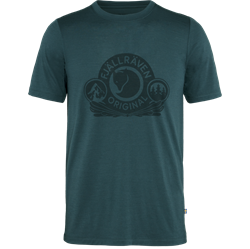 Fjällräven Abisko Wool Classic SS T-shirt - Dark Navy - T-shirt