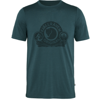 Fjällräven Abisko Wool Classic SS T-shirt - Dark Navy - T-shirt