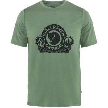 Fjällräven Abisko Wool Classic SS T-shirt - Patina Green - T-shirt
