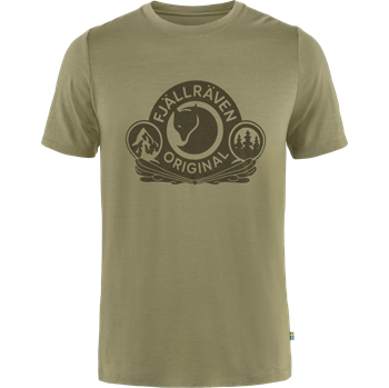 Fjällräven Abisko Wool Classic SS T-shirt - Light Olive - T-shirt
