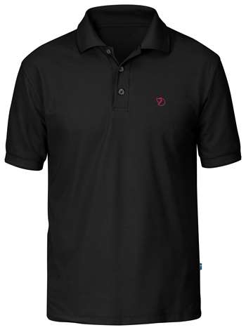 Fjällräven Crowley Pique Shirt - Black - Polo t-shirt