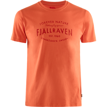 Fjällräven Est. 1960 T-shirt - Rowan Red - T-shirt