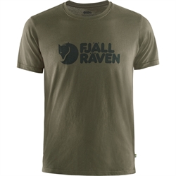Fjällräven Logo T-shirt Men - Dark Olive