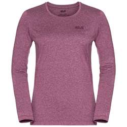 Jack Wolfskin Sky Thermal LS T Women - Violet Quartz - Langærmet dame t-shirt
