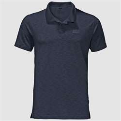 Jack Wolfskin Travel Polo Men - Night Blue - Polo t-shirt