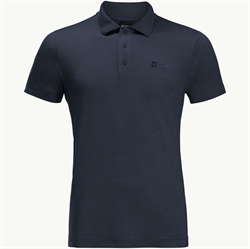 Jack Wolfskin Travel Polo Men - Night Blue - Polo t-shirt