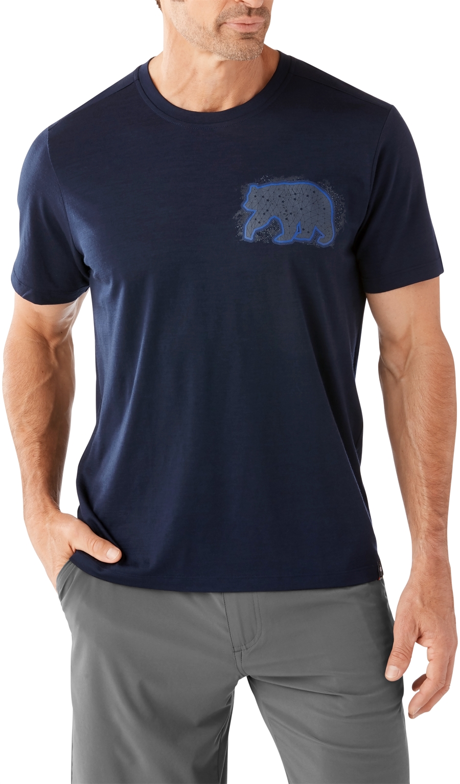 Smartwool Men's Merino 150 Ursa Tee [Deep Navy]