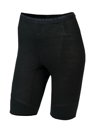 Aclima LightWool Long Shorts Woman - Jet Black