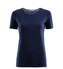 Aclima Lightwool T-Shirt Woman - Navy Blazer - Kortærmet uldtrøje