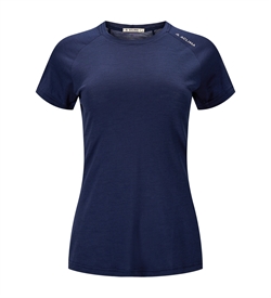 Aclima LightWool Trail Tee Woman - Navy Blazer - Kortærmet uldtrøje