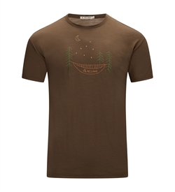 Aclima LightWool 140 Classic Tee FOREST Men - Dark Earth - T-shirt