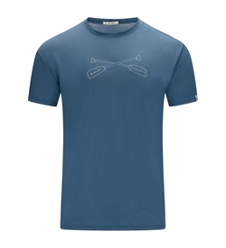 Aclima LightWool 140 Classic Tee OARS Men - Blue Fusion - T-shirt