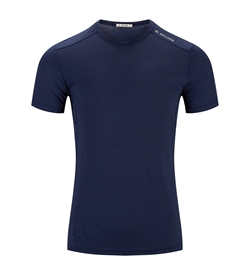 Aclima LightWool Trail Tee Man - Navy Blazer - Kortærmet uldtrøje