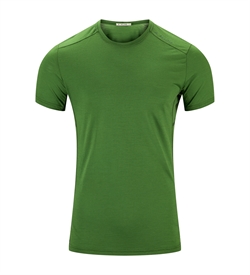 Aclima LightWool Trail Tee Man - Cactus - Kortærmet uldtrøje