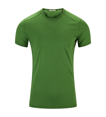 Aclima LightWool Trail Tee Man - Cactus - Kortærmet uldtrøje
