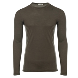 Aclima LightWool Undershirt Long Sleeve Man - Tarmac - Langærmet uldtrøje