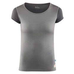 Fjällräven Keb Wool T-shirt Women [Light Grey/Grey]