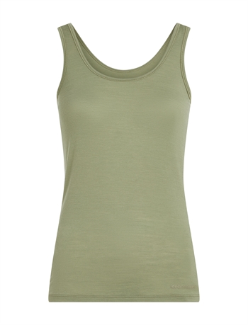 Icebreaker Women\'s Merino Blend 150 Siren Tank - Lichen - Uld-top