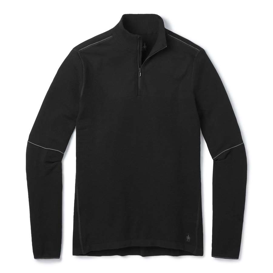 Smartwool Men's Intraknit Merino 250 Thermal 1/4 Zip Black