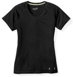 Smartwool Women's Merino 150 Baselayer Short Sleeve - Black - T-shirt