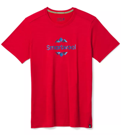 Smartwool Men's Merino Sport 150 Smartwool Logo Graphic Tee [Chili Pepper Heather]