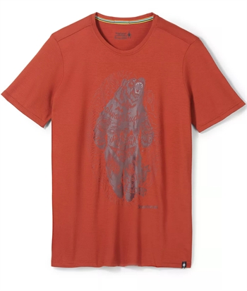 Smartwool Men\'s Always Explore Short Sleeve Graphic Tee - Picante - T-shirt
