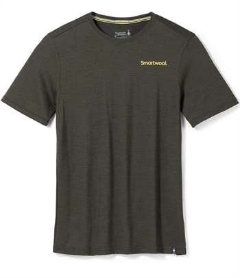 Smartwool Men\'s Memory Quilt Short Sleeve Graphic Tee Guitar - North Woods Heather - T-shirt