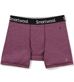 Smartwool Men's Merino Sport Boxer Brief - Argyle Purple Heather - Boxershorts