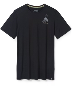 Smartwool Men's Wilderness Summit Short Sleeve Graphic Tee - Black - T-shirt