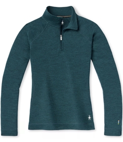 Smartwool Classic Thermal Merino Base Layer 1/4 Zip 250g Woman - Twilight Blue Heather 