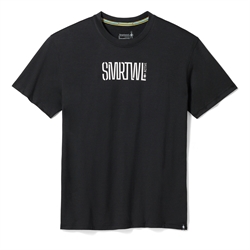 Smartwool Active Logo Graphic Short Sleeve Tee Unisex - Black - T-shirt