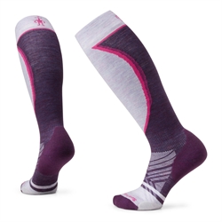 Smartwool Ski Targeted Cushion OTC Socks Women's Fit - Purple Iris (Bordeaux) - Skistrømpe