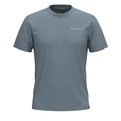 Smartwool Nature's Vibes Graphic Short Sleeve Tee Unisex - Pewter Blue