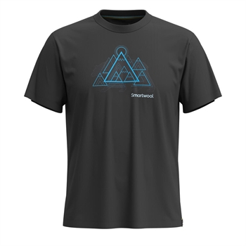 Smartwool Bear Range Graphic Short Sleeve Tee Unisex - Charcoal