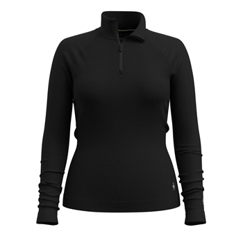 Smartwool Classic Thermal Merino Base Layer 1/4 Zip 250g Woman - Black