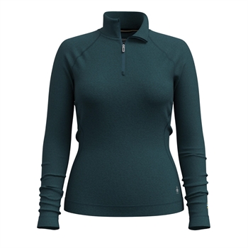 Smartwool Classic Thermal Merino Base Layer 1/4 Zip 250g Woman - Twilight Blue Heather