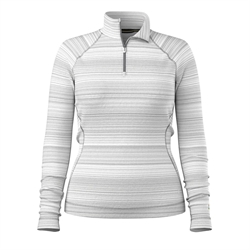 Smartwool Classic Thermal Merino Base Layer 1/4 Zip 250g Woman - Light Gray Color Shift