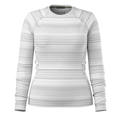 Smartwool Classic Thermal Merino Base Layer Crew 250g Woman - Light Gray Color Shift