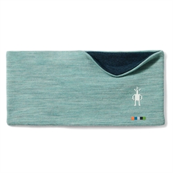 Smartwool Thermal Merino Reversible Headband 250g - Arctic Green/Twilight Blue - Pandebånd