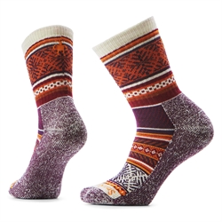 Smartwool Everyday Cozy Fair Isle Sweater Crew Socks - Moonbeam
