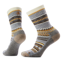 Smartwool Everyday Cozy Snowed In Sweater Crew Socks - Light Gray