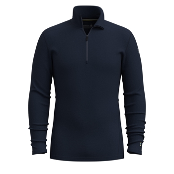 Smartwool Men\'s Classic Thermal Merino Base Layer 1/4 Zip 250g - Deep Navy
