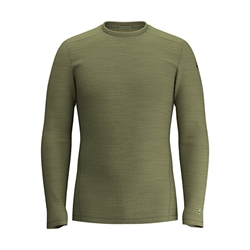 Smartwool Men's Classic Thermal Merino Base Layer Crew 250g - Winter Moss Heather