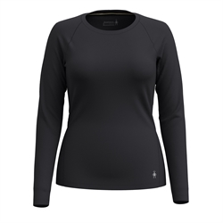Smartwool Classic All-Season Merino Base Layer Long Sleeve 150g Woman - Black - Langærmet uldtrøje