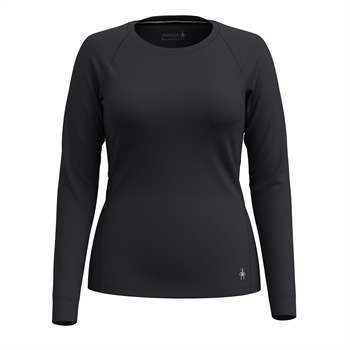 Smartwool Classic All-Season Merino Base Layer Long Sleeve 150g Woman - Black - Langærmet uldtrøje