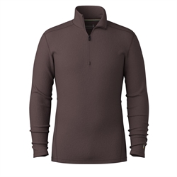 Smartwool Men's Classic Thermal Merino Base Layer 1/4 Zip 250g - Mink Heather