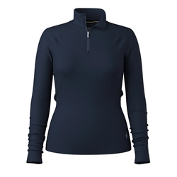 Smartwool Classic Thermal Merino Base Layer 1/4 Zip 250g Woman - Deep Navy